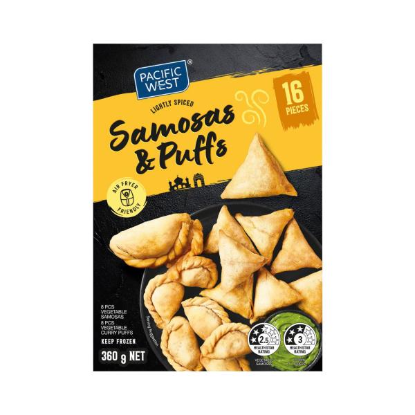 PACIFIC WEST SAMOSAS & PUFFS 16PK 360G