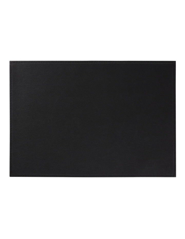 Table Accents Leather Look Cowhide Placemat 43x30cm in Sage