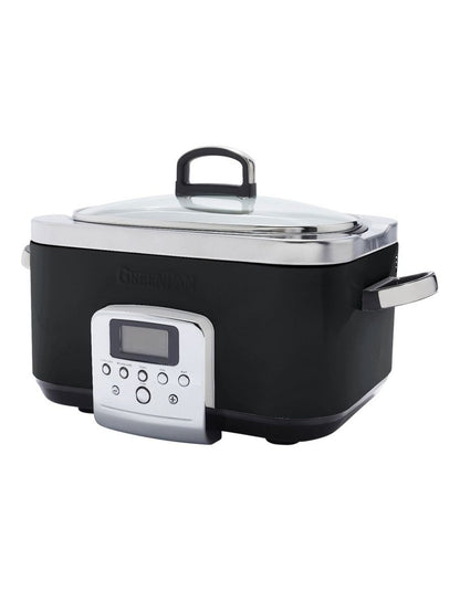 Elite Slow Cooker 6L in Black PFAS-free ceramic non-stick in Black