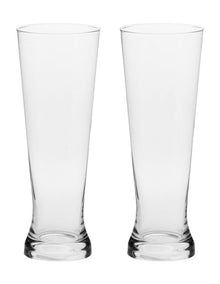 Duet Pilsner 670ml Set of 2 Gift Boxed in Clear