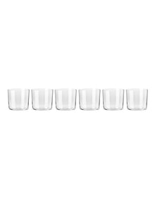Harmony Tumbler 420ml Set of 6 Gift Boxed in Clear