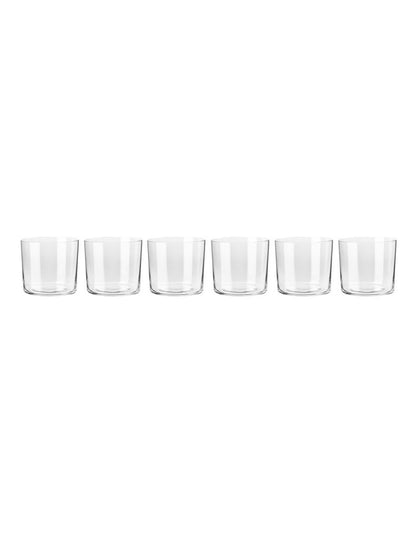 Harmony Tumbler 420ml Set of 6 Gift Boxed in Clear