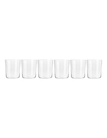 Harmony Tall Tumbler 570ml Set of 6 Gift Boxed in Clear