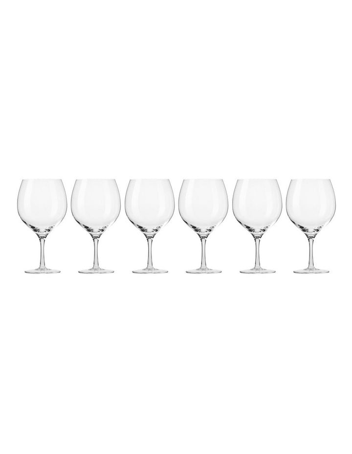 Harmony Gin Balloon 700ml Set of 6 Gift Boxed in Clear
