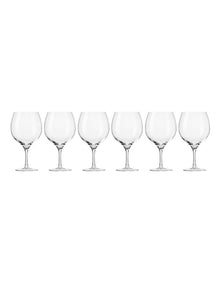 Harmony Gin Balloon 700ml Set of 6 Gift Boxed in Clear