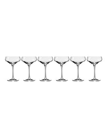 Avant-Garde Cocktail Glass 290ml Set of 6 in Clear