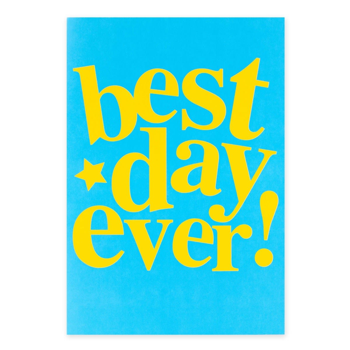 Creative Publishing from Hallmark Birthday Card - Best Day Ever