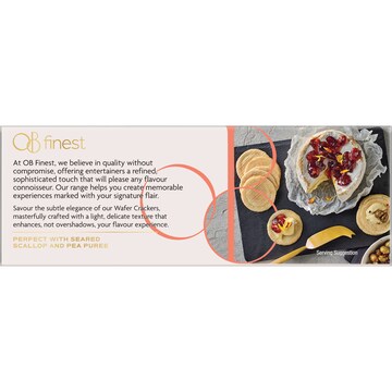 OB Finest Wafer Crackers Sesame Seed 100g