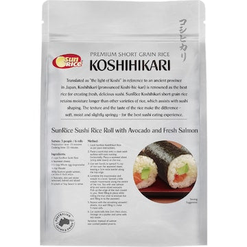 Sunrice Koshihikari Sushi Rice 750g