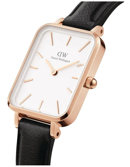 Quadro Pressed Sheffield 26mm Stainless Steel Mesh Watch in Rose Gold/White