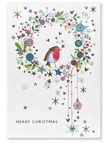 Beyond Blue Charity Boxed Christmas Cards in Robin Joy design