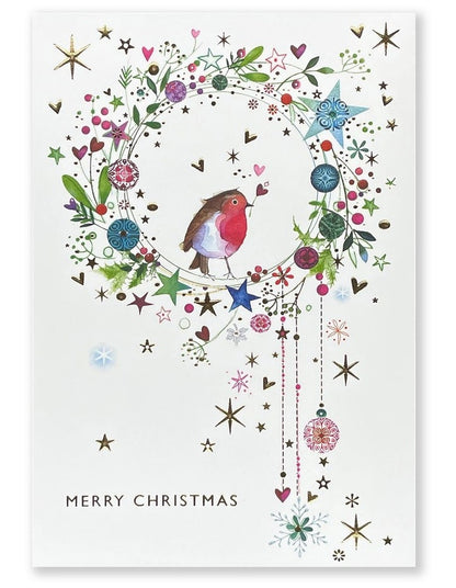 Beyond Blue Charity Boxed Christmas Cards in Robin Joy design