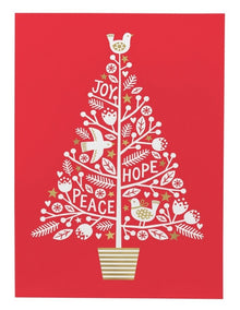 Christmas, Charity, Dementia Australia Research Foundation, Peace, Joy, Hope Christmas tree, Boxed cards