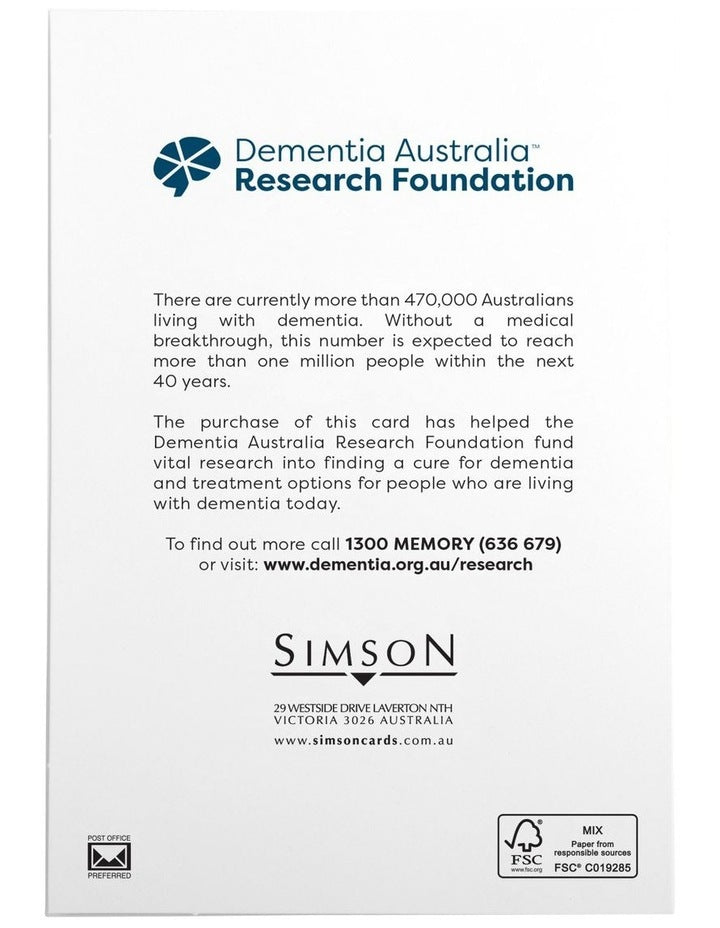 Christmas, Charity, Dementia Australia Research Foundation, Peace, Joy, Hope Christmas tree, Boxed cards