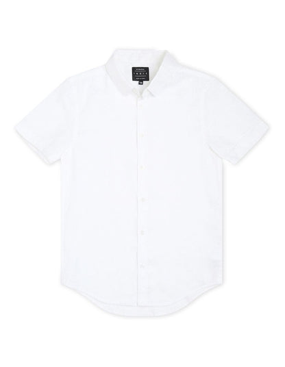 Tennyson Short Sleeve Shirt (8-16 years) in White
