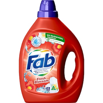 Fab Laundry Liquid Fresh Blossoms 2L