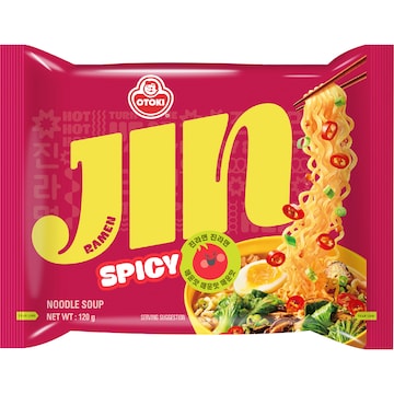 Ottogi Jin Ramen Spicy Instant Noodles 120g