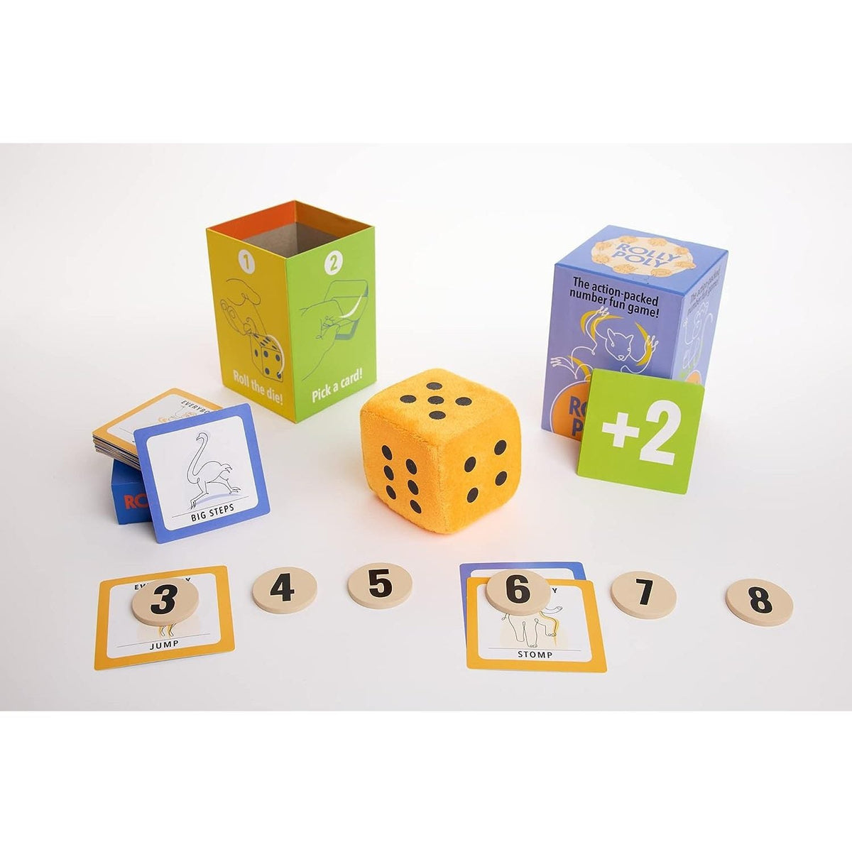 Rolly Poly Action Packed Number Game STEM Toys 4yrs+