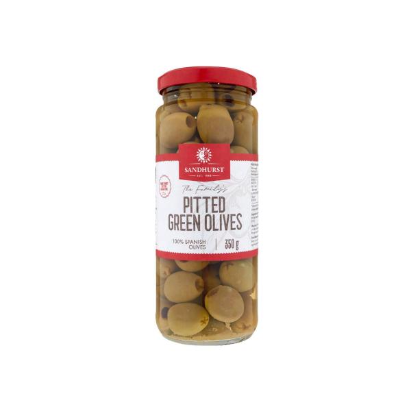 SANDHURST OLIVES PITTED GREEN