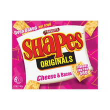 ARNOTT'S SHAPES ORIGINAL CHEESE & BACON CRACKER BISCUITS 180G