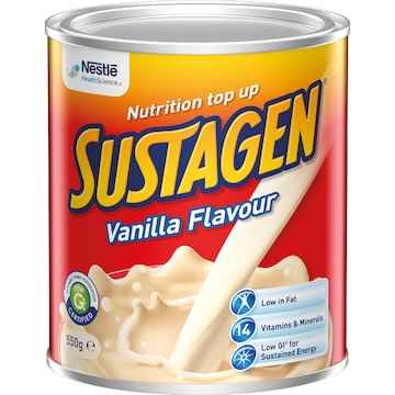 Sustagen Nutritional Powder Drink Vanilla Flavour 550g