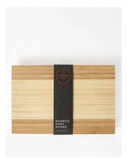 Bamboo Sushi Board 27x18x3cm in Brown