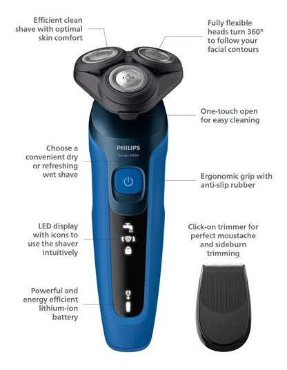 Series 5000 Re-Skin Shaver With Precision Trimmer Attachment S5466/17