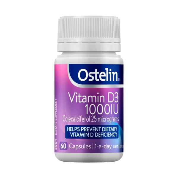 OSTELIN VITAMIN D3 1000IU CAPSULES 60PK