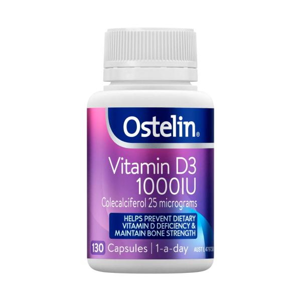 OSTELIN VITAMIN D3 1000IU CAPSULES 130PK