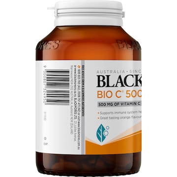 Blackmores Bio C 500mg Chewable Vitamin Immune Support Tablets 125 pack