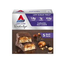 ATKINS LOW CARB ENDULGE BAR CARAMEL NUT CHEW 5X34G 170G