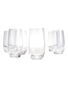 Cuvee Set Of 6 Highball Glasses in Clear