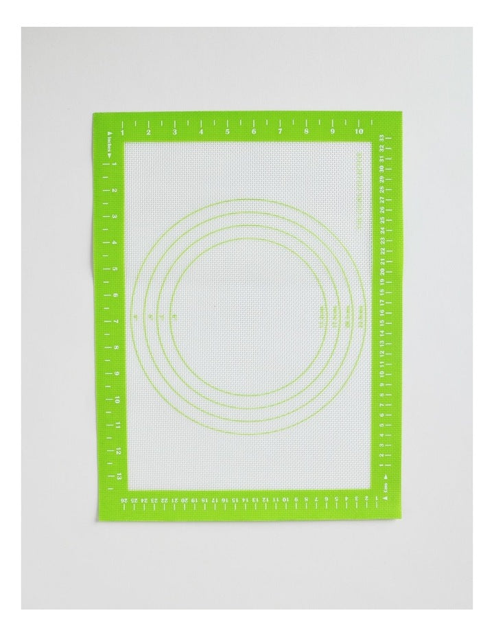 Baking Mat with Measurements in Green
