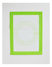 Baking Mat with Measurements in Green