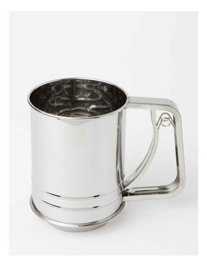 3 Cup Flour Sifter in Silver