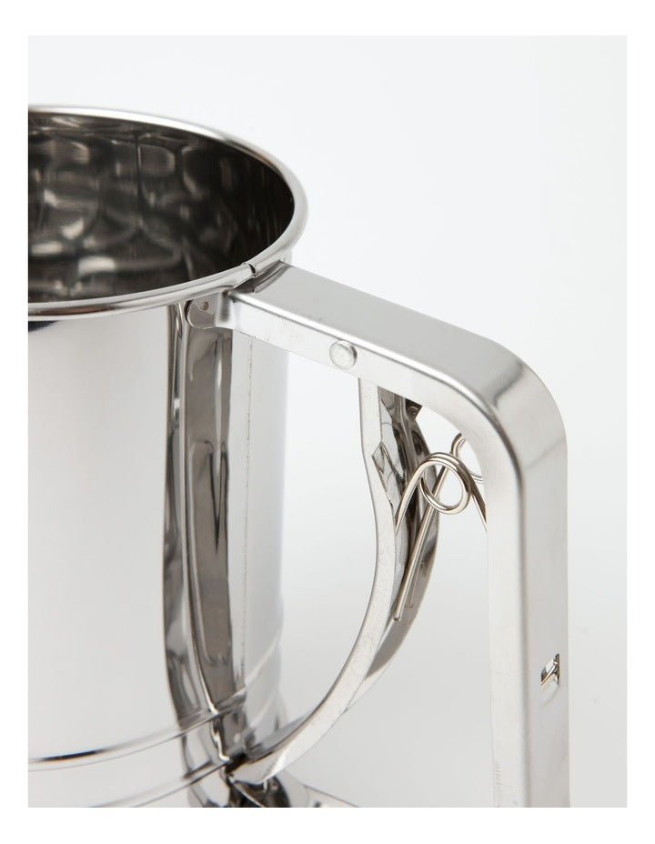 3 Cup Flour Sifter in Silver