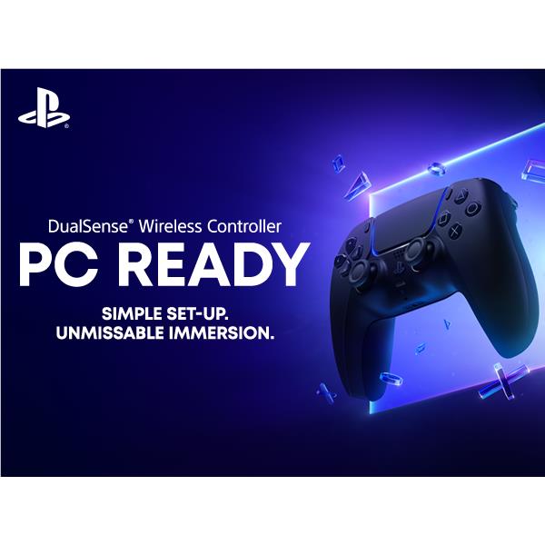 PC DualSense Wireless Controller + USB Cable (Midnight Black)