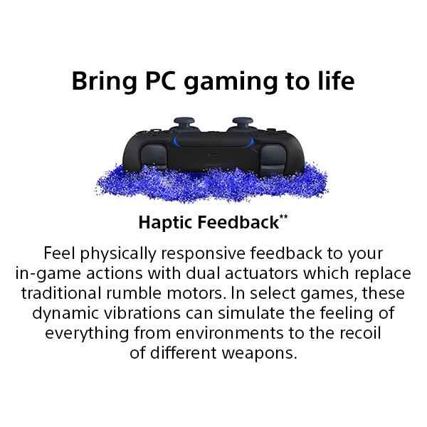 PC DualSense Wireless Controller + USB Cable (Midnight Black)