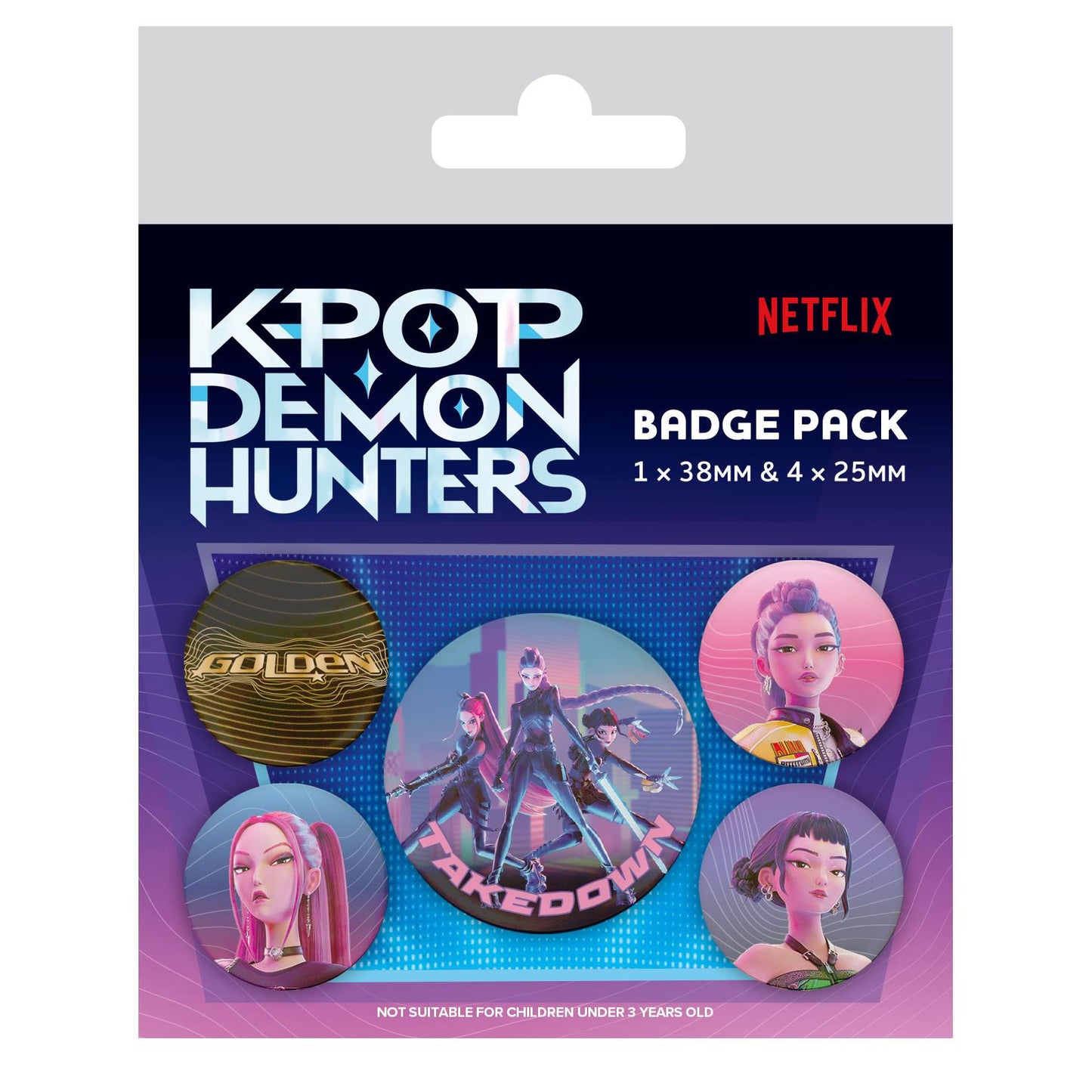 KPOP Demon Hunters - Huntrix Badge Pack