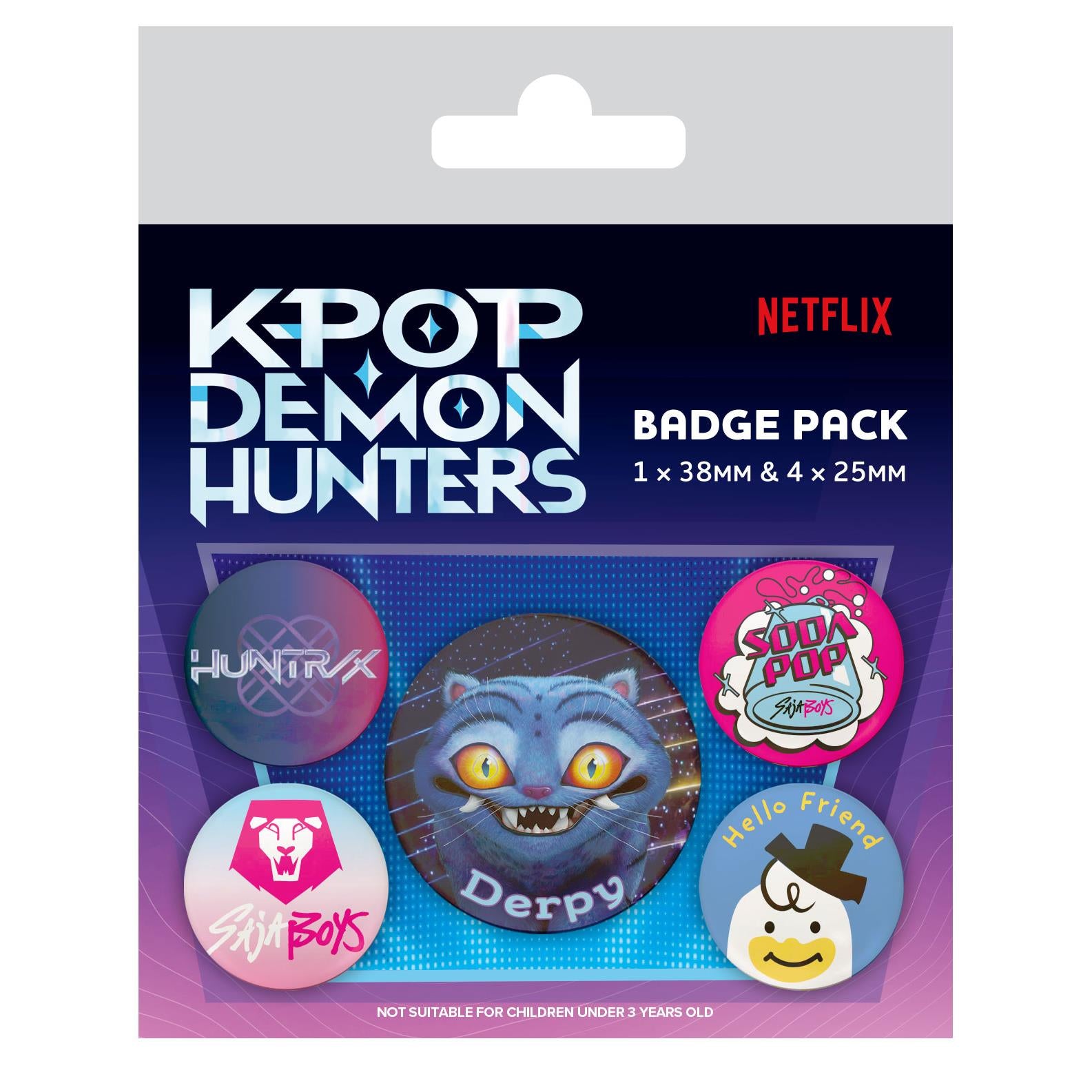 KPop Demon Hunters - Derpy Badge Pack