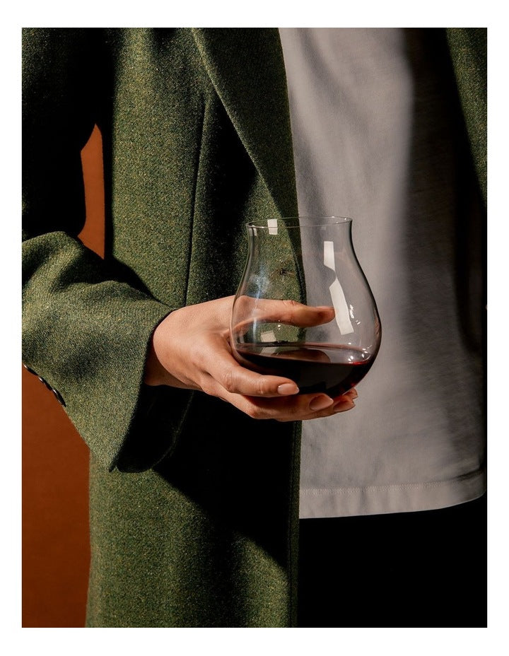 Stemless RedB+ Glass Set Of 4 in Clear