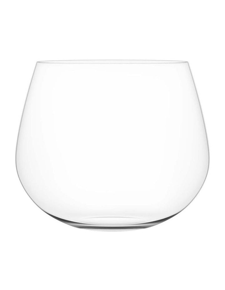 Stemless WhiteB+ Glass in Set Of 4 in Clear