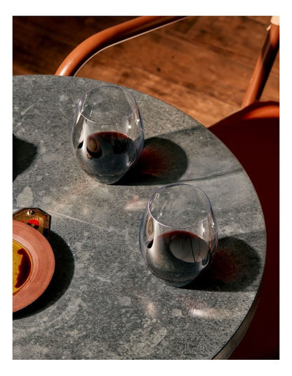 Outdoors Stemless Red+ Glass Set Of 4 in Clear