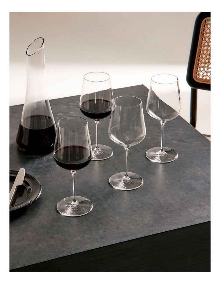 Flinders Decanter and Three Gift Set 4 x No 1 in Clear