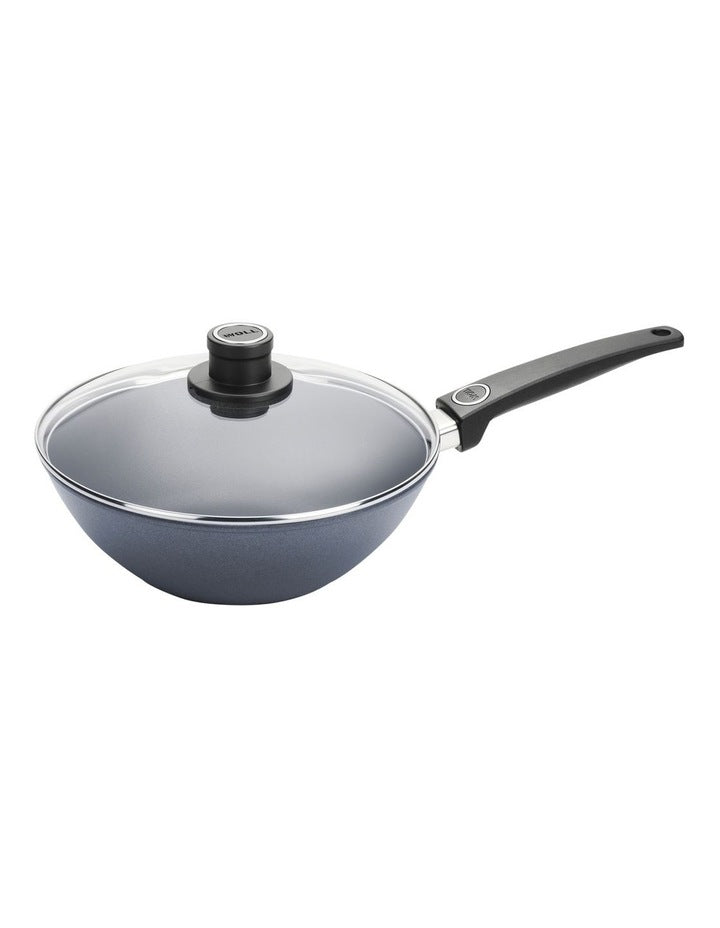 Diamond Lite Fixed Handle Conventional Wok 30cm With Lid Gift Boxed