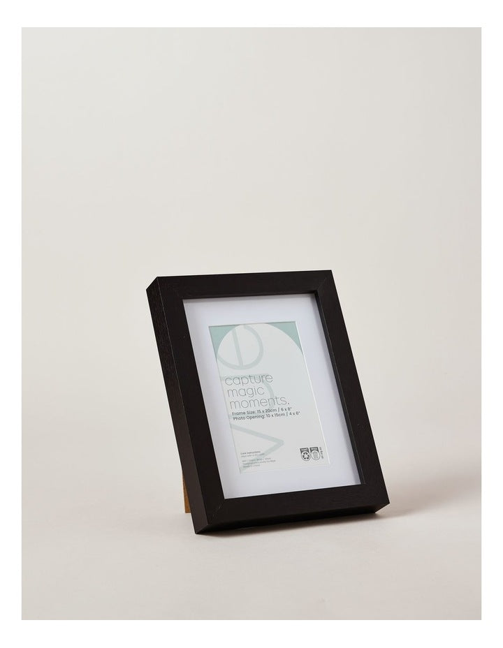 Photo Frame 15x20/10x15cm in Black