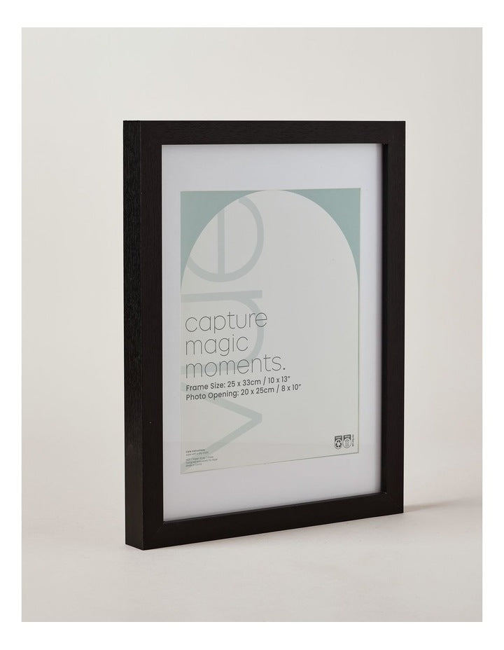 Black Photo Frame 25x33/20x25cm