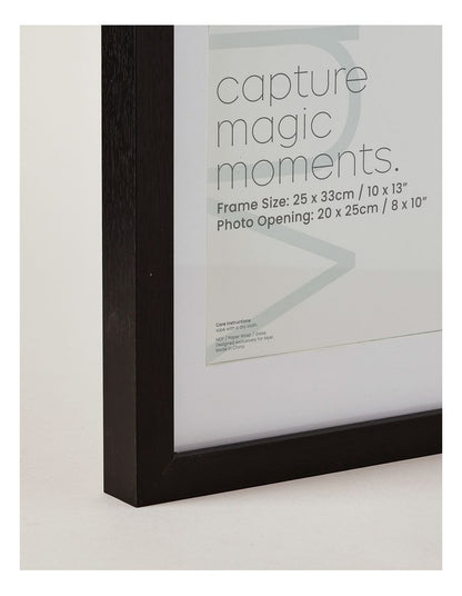 Black Photo Frame 25x33/20x25cm
