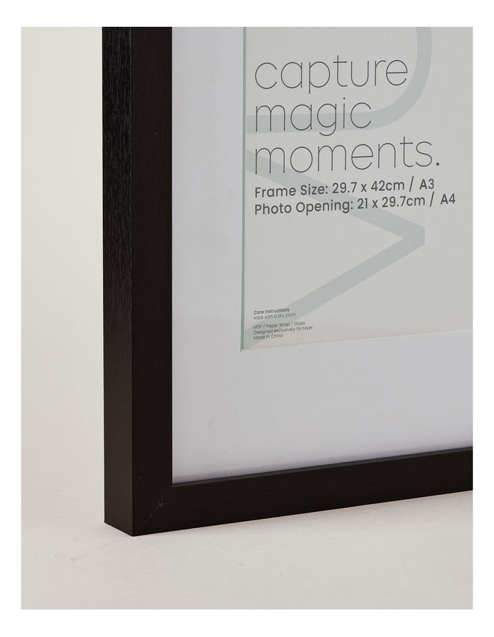 Photo Frame A3/A4 in Black