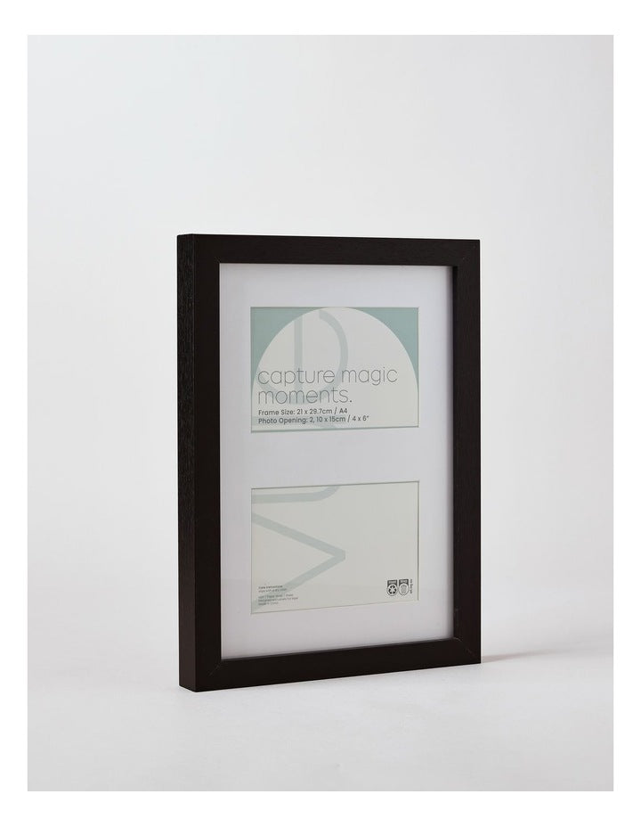 Photo Frame A4/10x15cm in Black